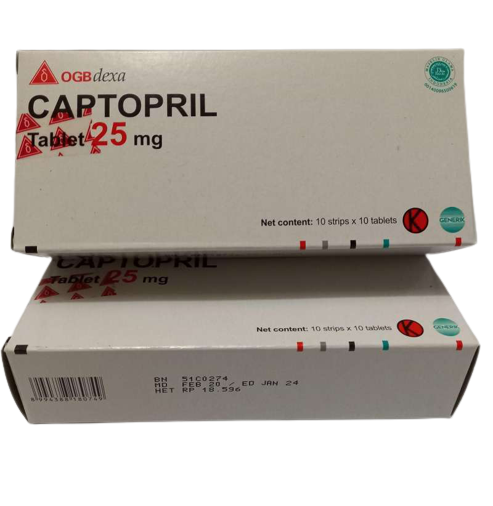 Captopril 25 mg