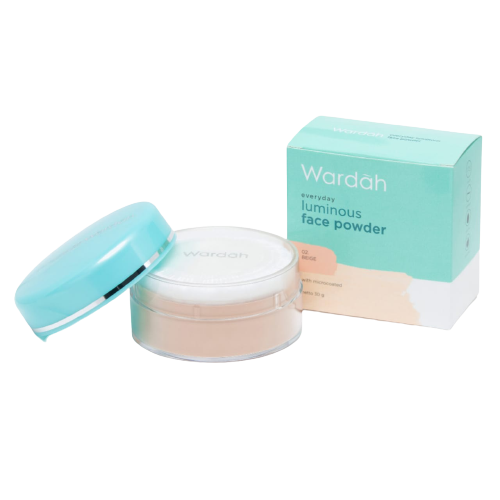 Wardah everyday luminous face powder 02. BEIGE
