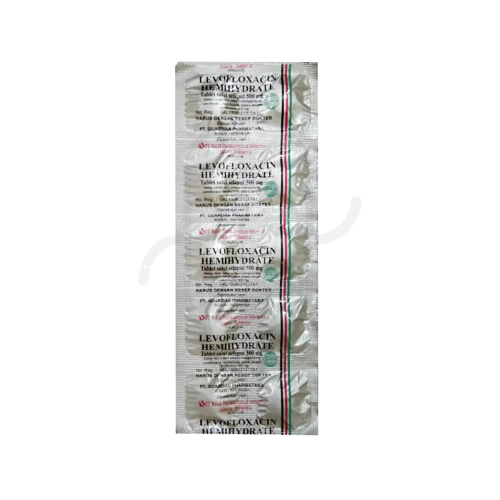 LEVOFLOXACIN HEMIHYDRATE  500 mg