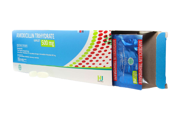 AMOXICILLIN TRIHYDRATE 500 MG